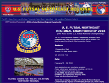 Tablet Screenshot of northeastfutsalchampionship.com